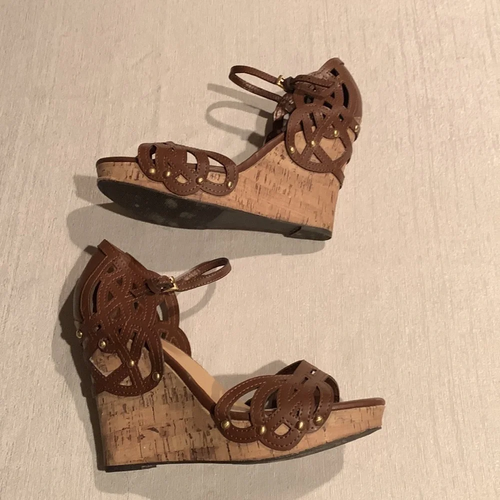Sbicca Open Toe Platform Wedge Heels